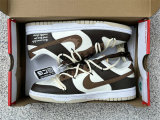 Authentic Nike Dunk Low Brown/Black/White