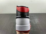 Authentic Air Jordan 1 Mid Black/Red/White