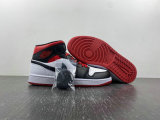 Authentic Air Jordan 1 Mid Black/Red/White