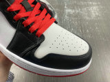 Authentic Air Jordan 1 Mid Black/Red/White