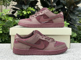 Authentic Nike SB Dunk Low “City of Love” Burgundy Crush