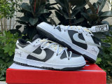 Authentic Nike Dunk Low Dust Black/White