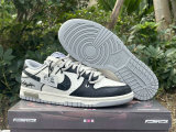 Authentic Nike Dunk Low Grey/Black/White
