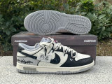 Authentic Nike Dunk Low Grey/Black/White