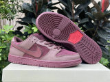 Authentic Nike SB Dunk Low “City of Love” Burgundy Crush