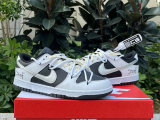 Authentic Nike Dunk Low Dust Black/White