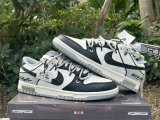 Authentic Nike Dunk Low Grey/Black/White