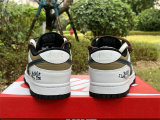 Authentic Nike Dunk Low Dark Blue/Black/White/Brown