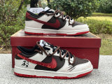 Authentic Nike Dunk Low Retro University Red/White/Black