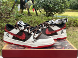 Authentic Nike Dunk Low Retro University Red/White/Black