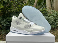 Authentic Air Jordan 3 WMNS Creamy White/Blanc
