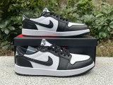 Authentic Air Jordan 1 Low OG Black/White