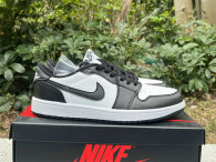 Authentic Air Jordan 1 Low OG GS Black/White