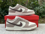 Authentic Nike Dunk Low Beige White/Brown