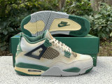Authentic Air Jordan 4 WMNS Orass/White/Green