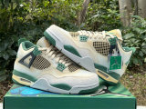 Authentic Air Jordan 4 WMNS Orass/White/Green