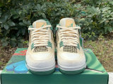 Authentic Air Jordan 4 WMNS Orass/White/Green