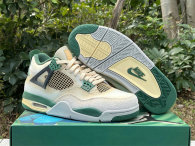 Authentic Air Jordan 4 WMNS Orass/White/Green