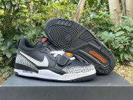Authentic Jordan Legacy 312 Low White/Black/Orange