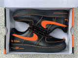 Authentic VLONE x Nike Air Force 1 Black/Orange
