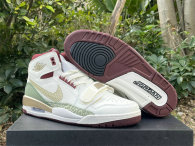 Authentic Jordan Legacy 312 White/Green/Gold
