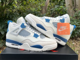 Authentic Air Jordan 4 “MILITARY BLUE”