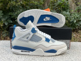 Authentic Air Jordan 4 “MILITARY BLUE”