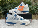 Authentic Air Jordan 4 “MILITARY BLUE”