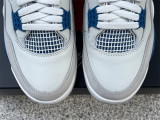 Authentic Air Jordan 4 “MILITARY BLUE”