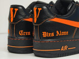 Authentic VLONE x Nike Air Force 1 Black/Orange