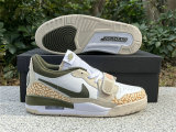 Authentic Jordan Legacy 312 Low White/Brown/Green