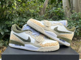 Authentic Jordan Legacy 312 Low White/Brown/Green