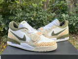 Authentic Jordan Legacy 312 Low White/Brown/Green