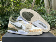 Authentic Jordan Legacy 312 Low White/Brown/Green