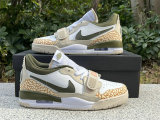Authentic Jordan Legacy 312 Low White/Brown/Green