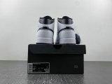 Authentic Air Jordan 1 Mid GS Black/White
