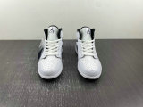 Authentic Air Jordan 1 Mid GS Black/White