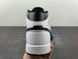 Authentic Air Jordan 1 Mid GS Black/White