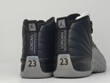 Authentic Air Jordan 12 Black/Wolf Grey/White