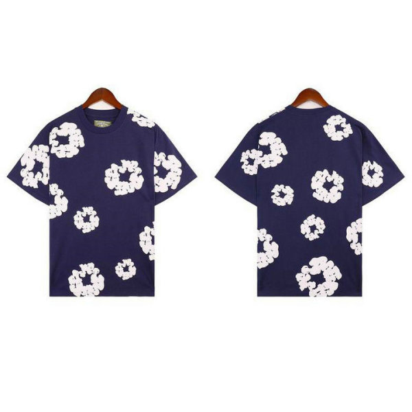 Denim Tears Short Round Collar T-shirt S-XL (7)