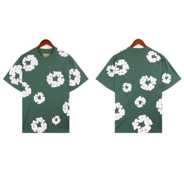Denim Tears Short Round Collar T-shirt S-XL (15)