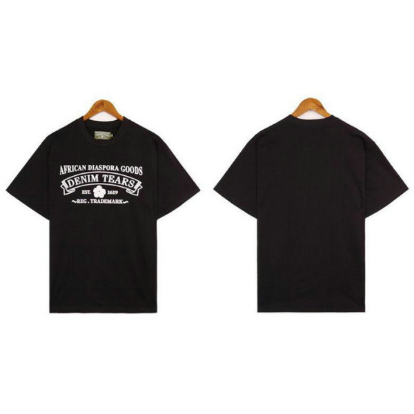 Denim Tears Short Round Collar T-shirt S-XL (6)