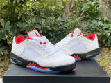 Authentic Air Jordan 5 Low “Fire Red” WMNS