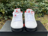 Authentic Air Jordan 5 Low “Fire Red” WMNS