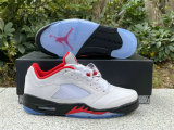 Authentic Air Jordan 5 Low “Fire Red” WMNS