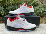 Authentic Air Jordan 5 Low “Fire Red” WMNS