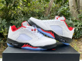 Authentic Air Jordan 5 Low “Fire Red” WMNS