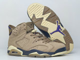 Authentic Air Jordan 6 WMNS Gore-Tex “Brown Kelp”