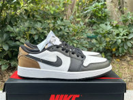 Authentic Air Jordan 1 Low GS “Mocha”