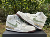 Authentic Jordan Legacy 312 GS Sail/Metallic Gold Grain/Oil Green/Dark Team Red